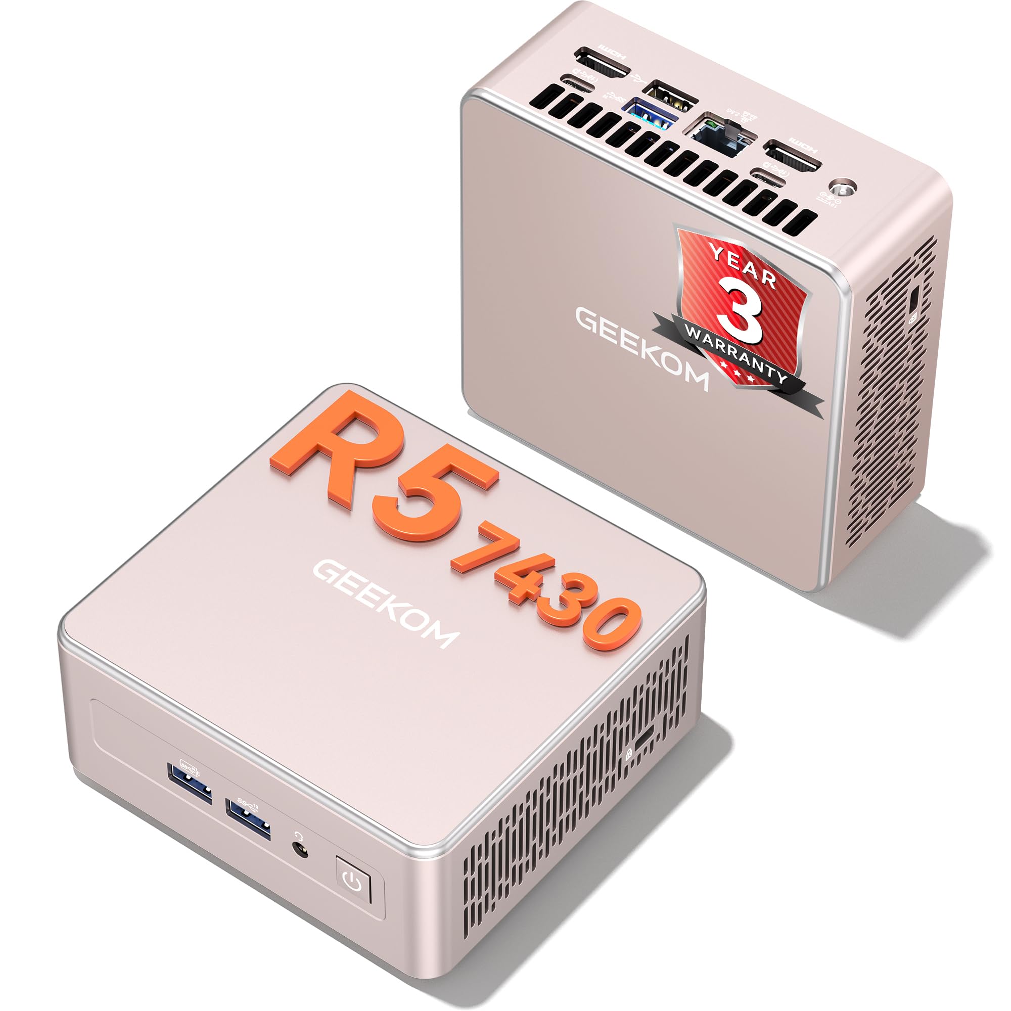 GEEKOM A5 2025ミニPC AMD RYZEN R5-7430U 日本限定 GEEKOM A5 2025エディション ミニPC AMD Ryzen R5-7430U/R7-5825U